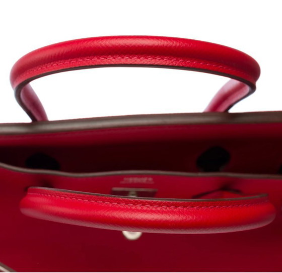 Image 1 of Borsa HERMES Birkin 35 in cuoio rosso - 103312