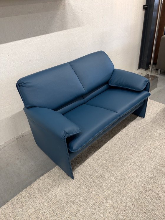 Leolux Bora Beta 2-seater sofa Senso Teal – 2 seaters, Leather (photo 6 of 10)
