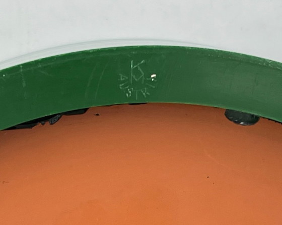 Image 1 of Miroir et patère vintage KM Austria style ère spatiale | Design des années 1970