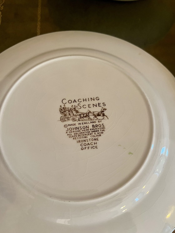 Vintage 'Coaching Scenes' Crockery - Johnson Brothers – Porcelain (photo 15 of 15)