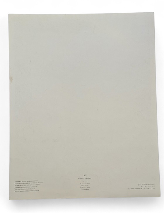 Image 1 of Vincent van Gogh La chiesa di Auvers copia originale 1960 Di Kunstkreis Lucerna Svizzera