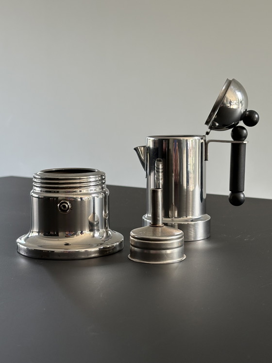 Image 1 of Caffettiera a percolazione / moka Vev Vigano Kontessa in acciaio inossidabile vintage anni '80