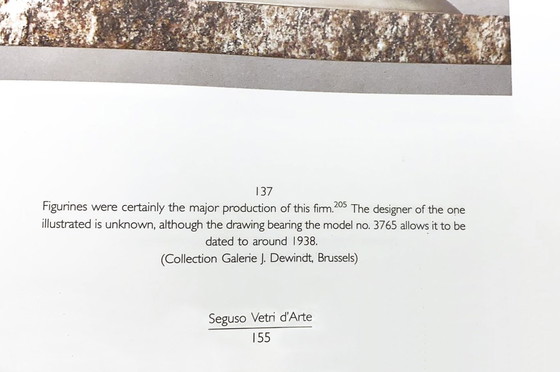Image 1 of Estatuilla Tamburino de Seguso Vetri d'Arte, años 30