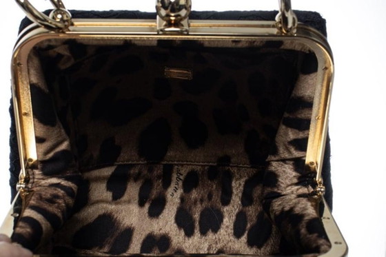 Image 1 of Dolce & Gabbana, borsa a tracolla in pizzo Agate