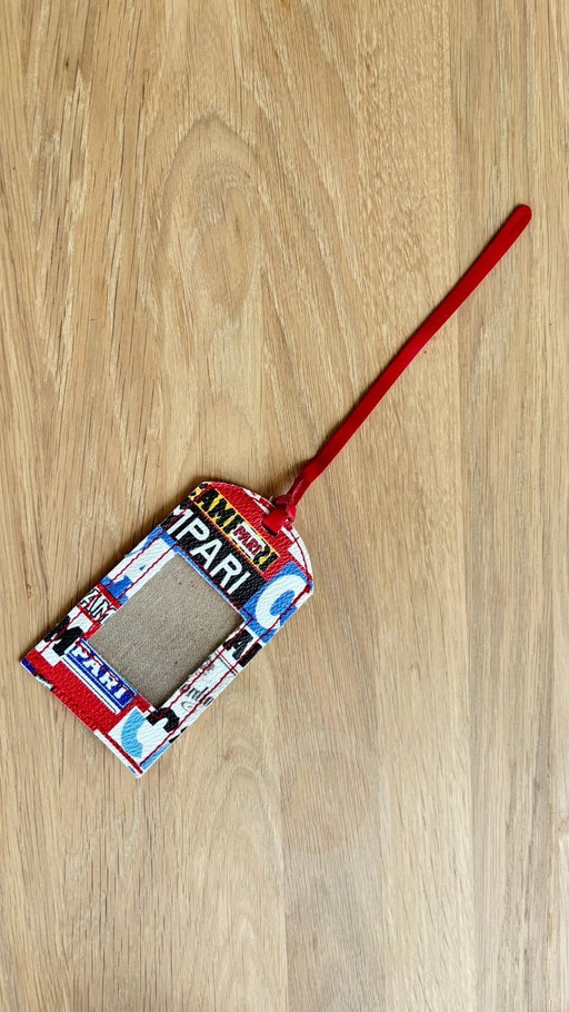 Campari x Bric's bag & luggage tag with "Manifesto Campari" logo by Bruno Munari - Limited Edition