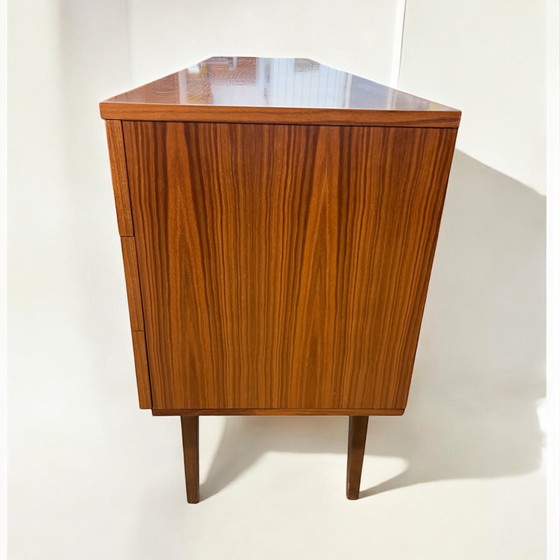 Image 1 of Mid - Century walnut sideboard - mid 60's Scandinavian design made in Germany.