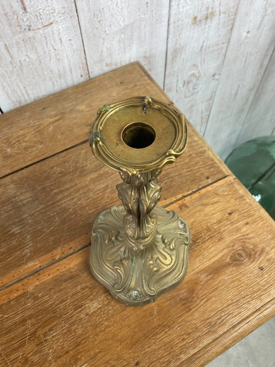 Shepherd of antique candlesticks – Candle holders, Metal (photo 5 of 9)