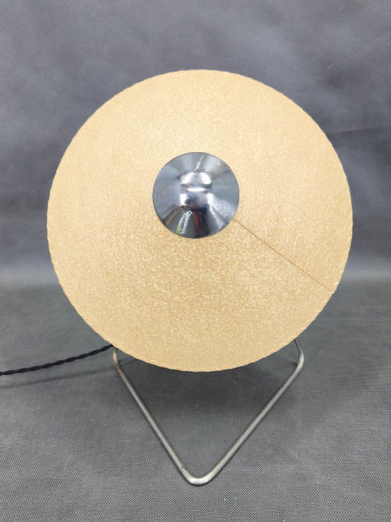 Image 1 of Lampe de table Helena Frantova, années 1960, abat-jour en papier chromé