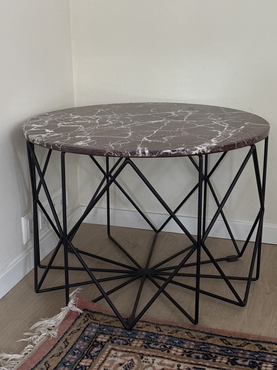 Mesa de centro Bolia Vitro de 60 cm de diámetro – Mesas de centro, Marble, Metal (photo 5 of 5)