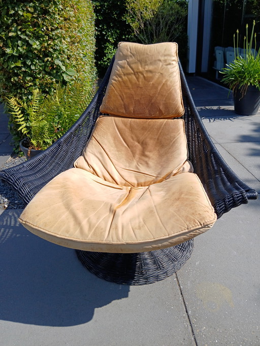 Silla giratoria vintage Gerard van den Berg