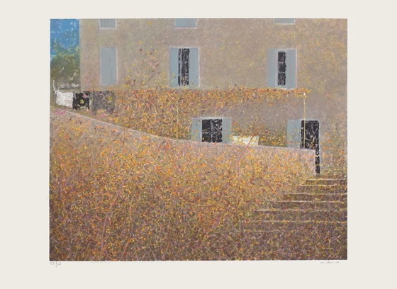 Image 1 of André BOURRIÉ Ardèche Window Signed lithograph