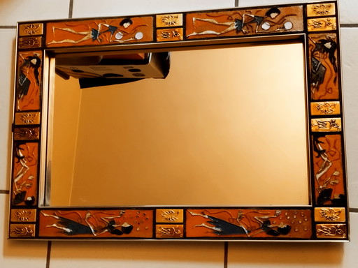 Rare ceramic mirror