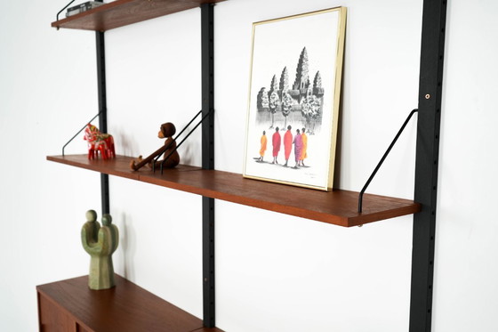 Image 1 of Teak shelving unit, Danish design, 1960s, production: Denmark