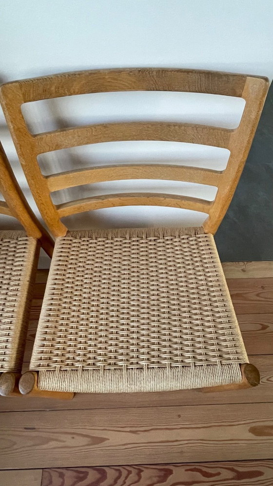 Image 1 of Set van 2 Niels Otto Møller Model 85 eetkamerstoelen