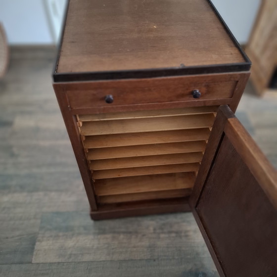 Image 1 of Amsterdam School filing cabinet with drawer