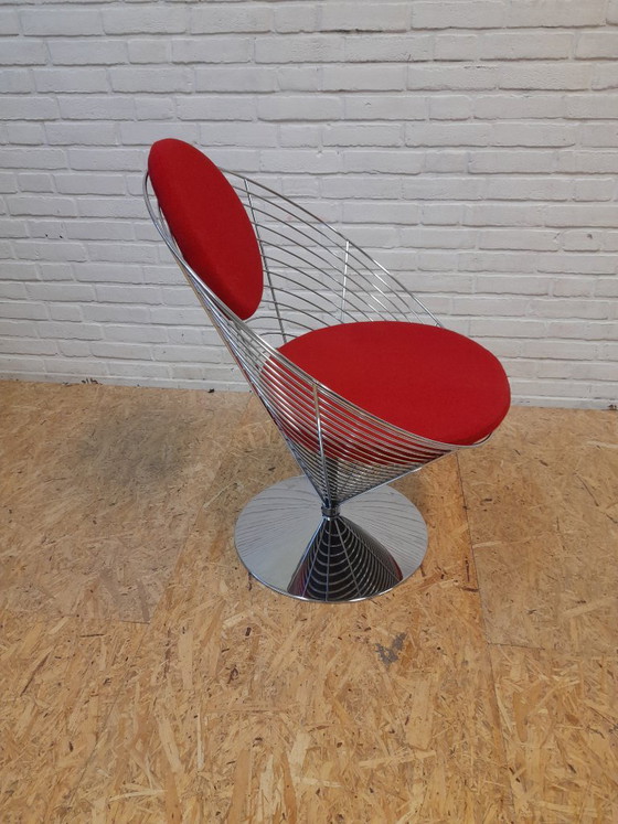 Verner Panton Wire Cone Chair – Fritz Hansen, Armchairs, Textile (photo 2 of 9)