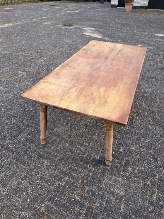 Large Pine Dining Table – Wood (photo 3 of 6)