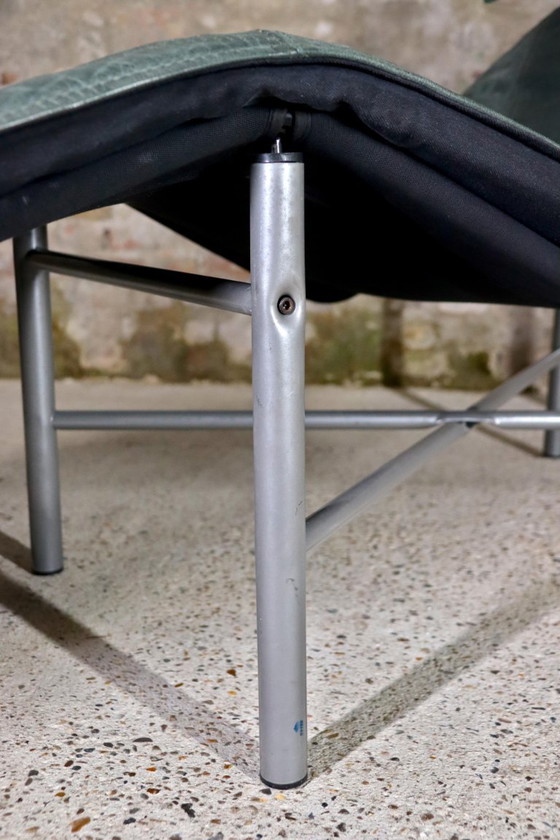 Image 1 of IKEA Skye Sessel aus grün gegerbtem Leder - Tord Björklund