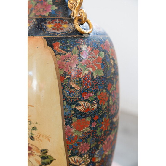 Image 1 of Vaso Satsuma dorato d'epoca, Cina