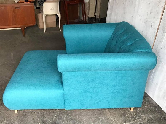 Cama de día Mid-Century en Azul, años 2010 – Camas de día, Mid Century Modern (photo 6 of 8)