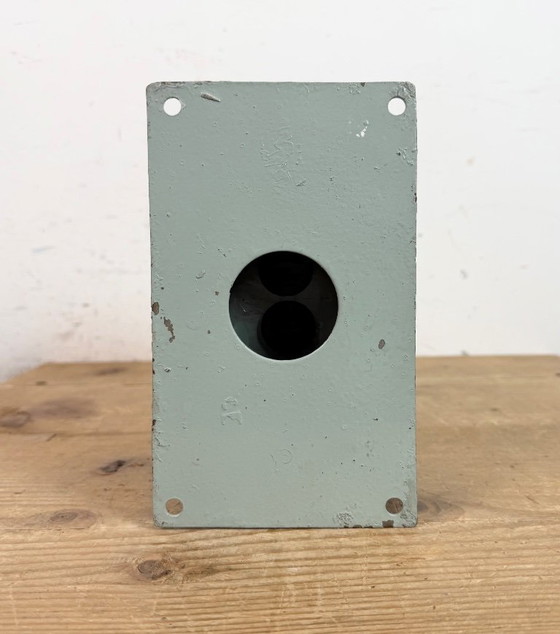 Image 1 of Vintage Green NHE Double-Sided Ship Wall Clock, 1980s