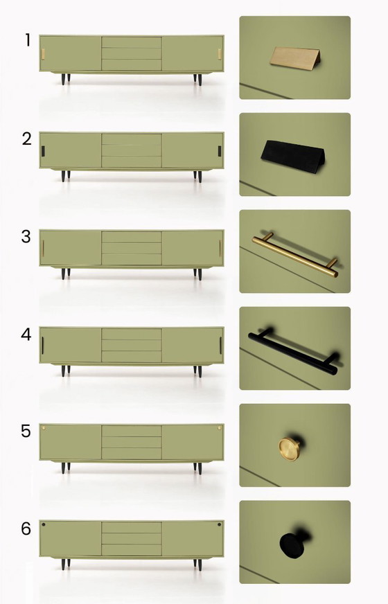 Image 1 of Dressoir Z-S02 schuifdeur en 3 laden 200