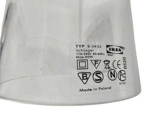 Image 1 of Ikea - modelo Schlager - diseño Carl Öjerstam - vidrio - años 90