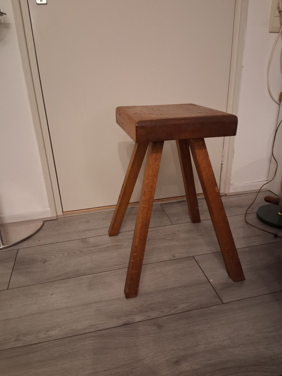 Image 1 of Bellissimo sgabello vintage, pesante.