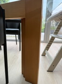 Table de salle à manger/lecture en verre par Acubico