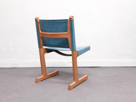 Set di 4 Sedie Ditte & Adrian Heath France & Son 594 Rovere – Sedie da pranzo, Tessile, Legno (photo 9 of 12)