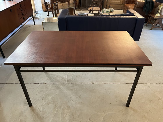 Image 1 of Mesa de caoba, años 50