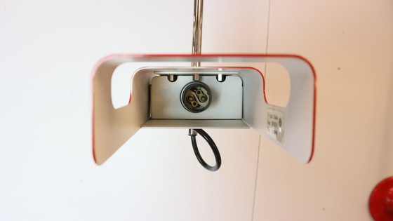 Image 1 of Lampe murale rouge en forme d'araignée de Joe Colombo pour O-Luce, 1965