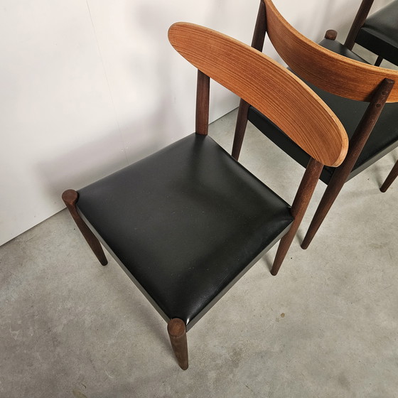 Image 1 of Ensemble vintage de 6 chaises de salle à manger, Oswald Vermaercke