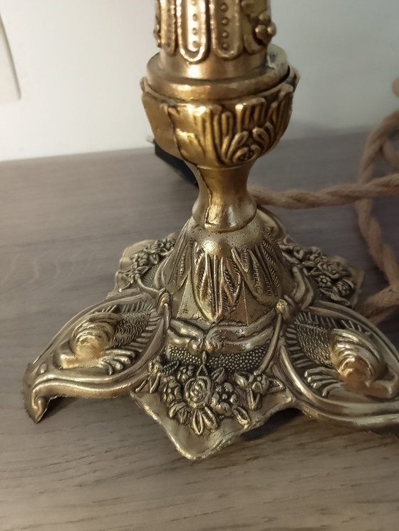Image 1 of Coppia di candelabri in bronzo in stile barocco impero italiano.