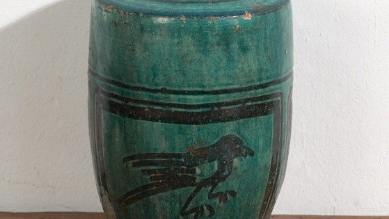 Antieke groene vaas (ca. 1820) #39 – Vazen (photo 3 of 40)