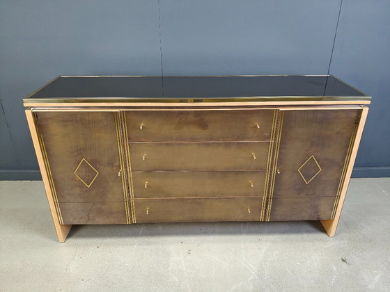 Image 1 of Credenza vintage in ottone di belgochrom, anni '70