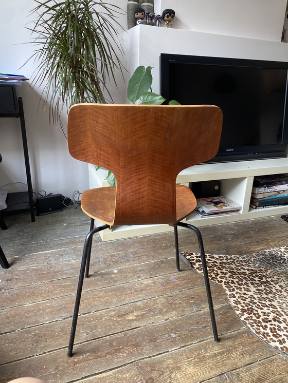 Image 1 of 4 dänische Stühle 1969 Jacobsen von Fritz Hansen