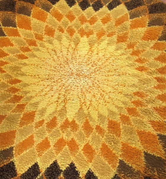 Image 1 of Runder „Desso“-Teppich, 1970er Jahre