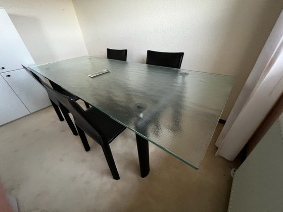 Tavolo da pranzo LC6 Le Corbusier, Cassina, Tavoli da pranzo, Vetro, Metallo, Nero (foto 15 di 15)