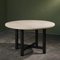 Tafel van fossiele steen met metalen frame, België – Vergadertafel (photo 4 of 13)