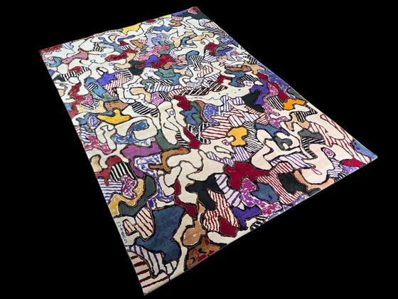 Alfombra Jean Dubuffet Opéra Bobèche | Alfombra artística de lana anudada a mano (290 x 200 cm) – Wool (photo 3 of 9)
