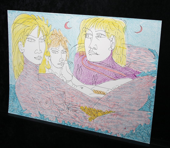 Image 1 of Zancanaro, Tono - Bionda Notte - Farblithografie auf Bütten - Handsigniert