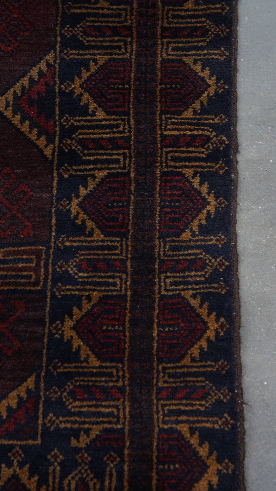 Image 1 of Vloerkleed Met Donkere Tinten 162x86cm