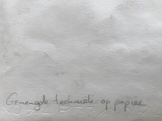 Image 1 of Cora Westerink - Mixed media on paper 50 x 70 cm