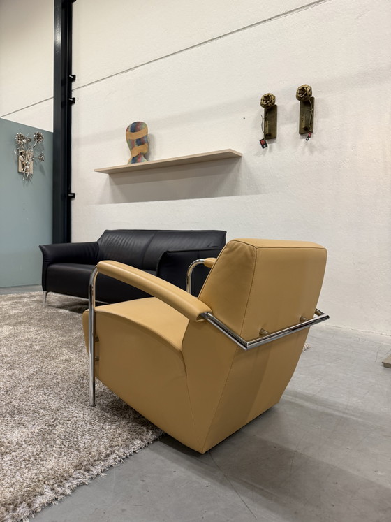 Image 1 of Leolux Scylla armchair Camel leather