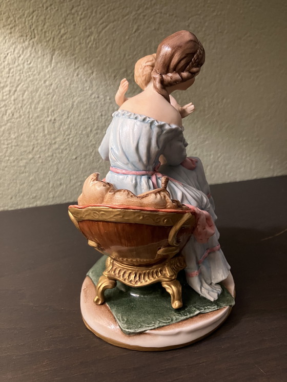 Image 1 of Capodimonte statue Mother & Child