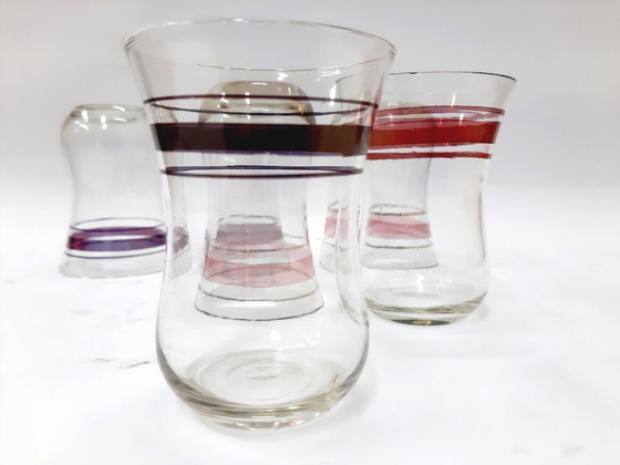 Image 1 of Vintage Traditional Azerbaijan Black Tea Glasses - Set of 6