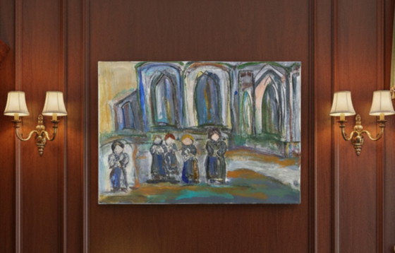 Image 1 of Collectible painting Bohemian Artist's Studio