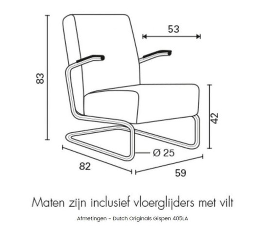 Image 1 of Gispen 405 | glans chroom | zwart leer | zgan