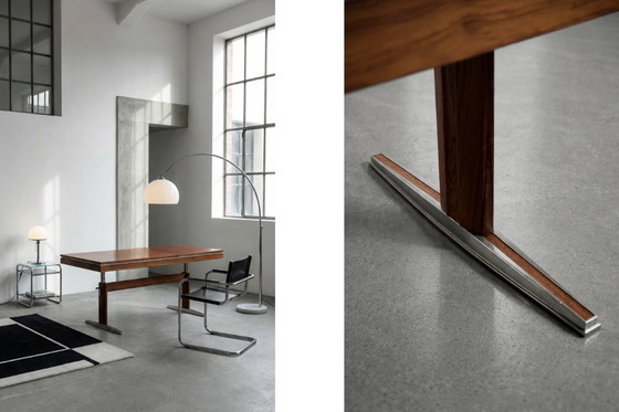 Image 1 of Vintage Mid-Century German Modern Rosewood Adjustable Console from E.M.Ü., 1960s